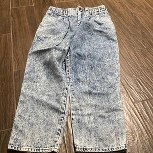 COPY - Vintage London London acid wash caprice style jeans